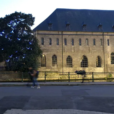 Medieval Center At River De Leie Gent